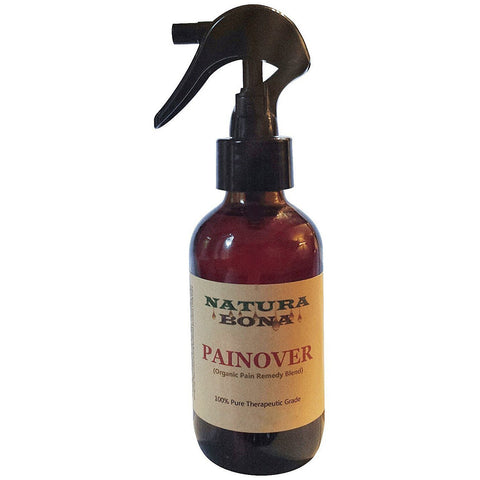 PainOver Organic Essential Oil Blend for Body Aches and Pain 4oz