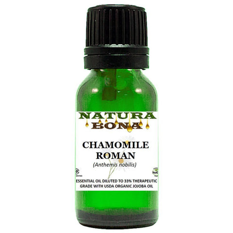 Chamomile Roman Essential Oil Prediluted in Organic Jojoba Oil 10ml