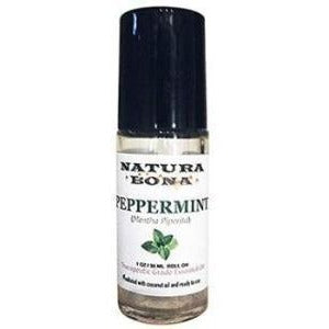 Therapeutic Grade Prediluted Peppermint Essential Oil; 30 mL Glass Roller Bottle